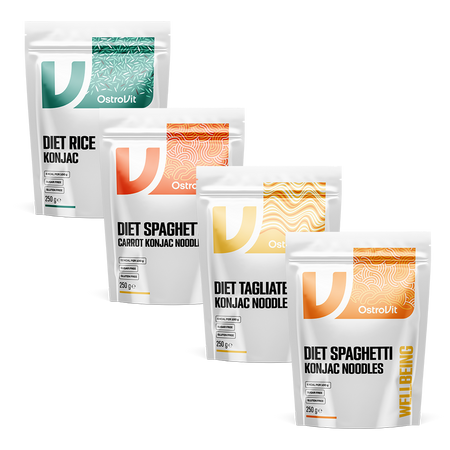 OstroVit Konjac Mezcla de fideos de arroz 4 x 250 g