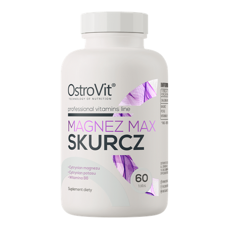 OstroVit Magnesio Max Shrink 60 comprimidos