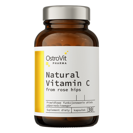OstroVit Pharma Natural Rosa Silvestre Vitamina C 30 cápsulas