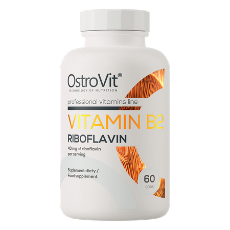 OstroVit Vitamina B2 Riboflavina 60 cápsulas
