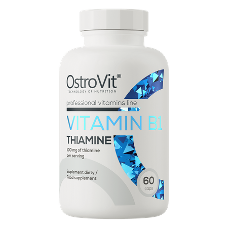 OstroVit Vitamina B1 Tiamina 60 cápsulas